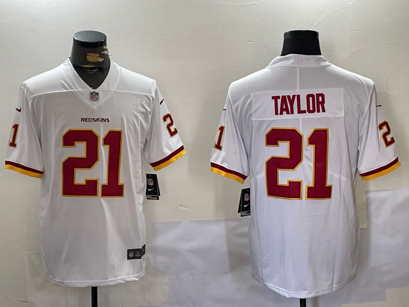 Men's Washington Commanders Sean Taylor #21 White Jersey